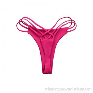 [by Mollikar] Women Sexy Bottoms Swimsuit Bikini Swimwear Cheeky Thong V Swim Trunks , Hot Pink B07MD89V7J